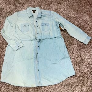 Women’s XL button down dress